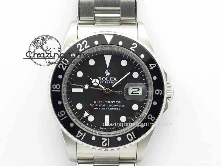 0519 RelaxedFit GMT-Master Vintage 1675 SS BP Best Edition Black Bezel White Markers A 3750